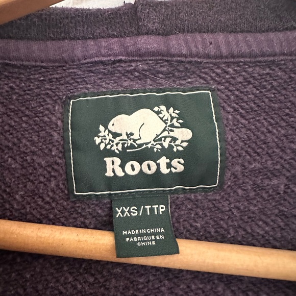 Roots ladies XXS zippered hooded sweatshirt. - Picture 2 of 3